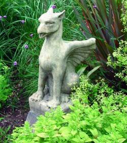 Picture of Griffin Mythical Stone Statue
