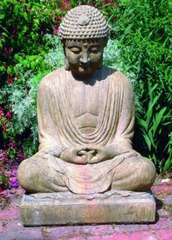 Picture of Meditating Buddha Stone Statue
