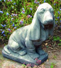Picture of Basset Dog Garden Ornament