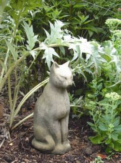 Picture of Large Tomb Cat Stone Statue