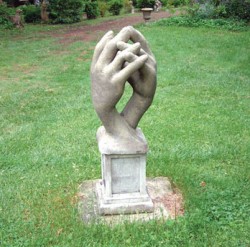 Picture of Entwined Hands Stone Sculpture