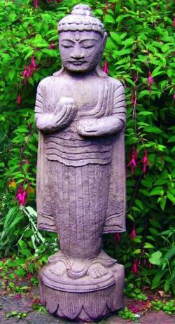 Picture of Upright Buddha Stone Statue
