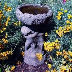 Picture of Three Cherub Birdbath