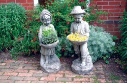 Picture of Swain Boy and Swain Girl Statues