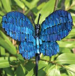 Picture of Metal Butterfly on Stake Garden Ornament