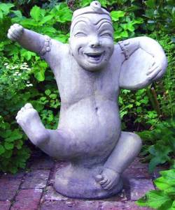 Picture of Chinese Entertainer Stone Statue