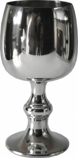 Picture of Tulip Pewter Goblet (Large)