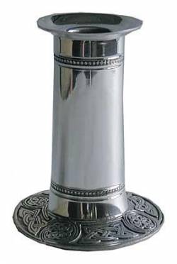 Picture of Celtic Pewter Candlestick Holder (Large)