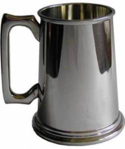 Picture of 2 Pint Quart Pewter Tankard