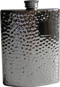 Picture of Hammered Pewter Hip Flask