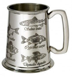 Picture of Fish Design Pewter Tankard