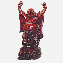 Picture of Large Resin Buddha Holding Pearls Aloft