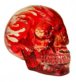 Picture of Fire Skull Ornament (Valdis)