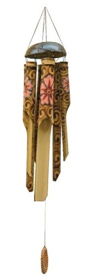 Picture of Bamboo Flower Wind Chime (Large)