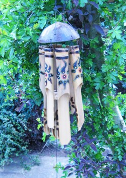 Picture of Sunburst Bamboo Wind Chime with Coconut Top