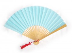 Picture of Turquoise Paper Fan