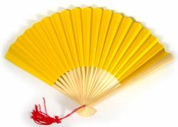Picture of Yellow Hand Fan