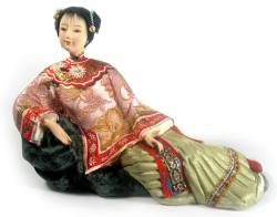 Picture of Chinese Doll - Lady on Rock