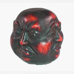 Picture of Four Faced Buddha Red Stone Ornament