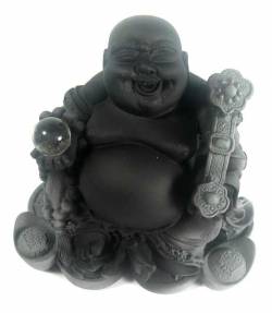 Picture of Black Sitting Buddha