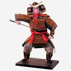 Picture of Samurai Drawing Sword Doll