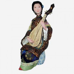 Picture of Chinese Doll Playing Pipa