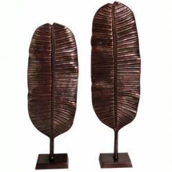 Picture of Torn Leaf Home Metal Sculpture