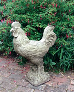 Picture of Large Cockerel Stone Ornament