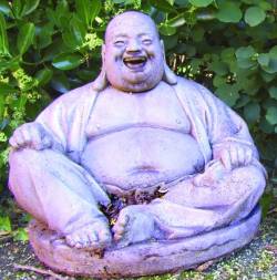Picture of Laughing Buddha Stone Sculpture