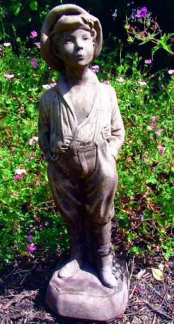 Picture of Whistling Urchin Boy Statue