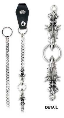 Picture of Dragon Skulls Wallet Chain