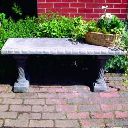 Picture of Straight Top and Column Bases Bench
