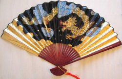 Picture of Gold Dragon Large Wall Display Fan (30inch)
