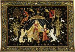 Picture of To My Sole Desire Cotton Tapestry (Black)