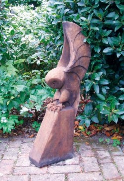 Picture of Barn Owl Stone Sculpture (Art of Stone)