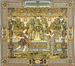 Picture of Vertumnus Disguised as a Gardener by Jan Cornelisz Wall Tapestry