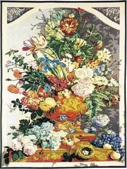 Picture of Floral Abundance Colourful Flowers Tapestry Wall Hanging