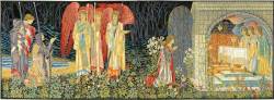 Picture of The Vision of the Holy Grail Tapestry by Morris & Co.