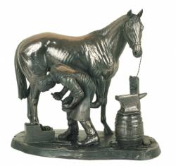 Picture of The Blacksmith Bronze Sculpture