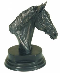 Picture of Horse Head Sculpture on Plinth (Small)