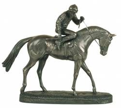Picture of At the Start Bronze Horse Racing Sculpture