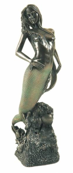 Picture of Mermaid Swimming Bronze Figurine