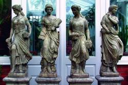 Picture of Set of 4 Maidens Stone Statues (Seasons)