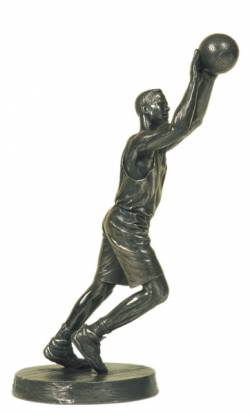 Picture of Basketball Player Bronze Figurine