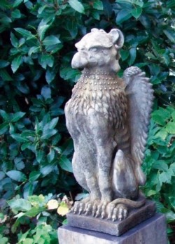 Picture of Upright Griffin Stone Statue