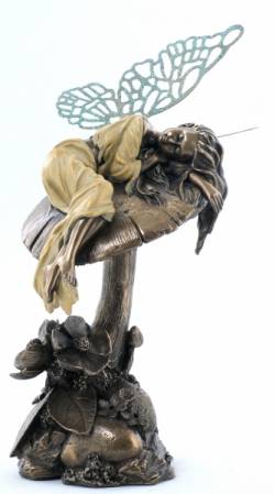 Picture of Sleeping Bronze Fairy Ornament