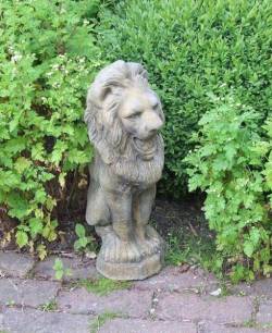 Picture of Standing Lion Stone Statue