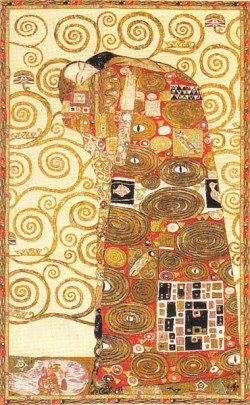 Picture of Fulfillment by Gustav Klimt Tapestry