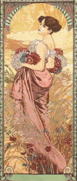 Picture of Mucha Summer Tapestry