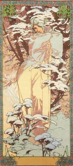 Picture of Mucha Winter Tapestry